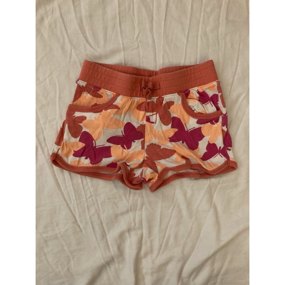 Size S (5-6) Crazy 8 girl clothes - one piece shorts | butterfly theme